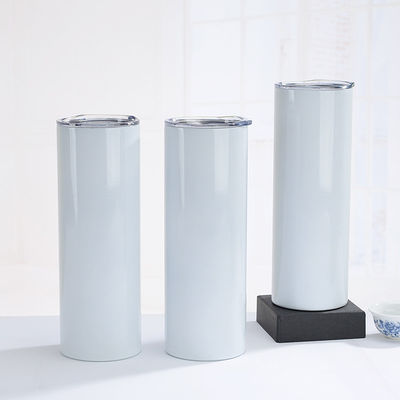 Scegliere doppia parete in acciaio inossidabile vuoto isolato 20oz 30oz dritto magro sublimazione Tumbler con paglia