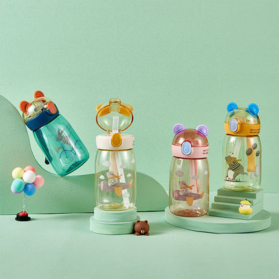 Viaggi Attività all'aria aperta Bambini Tazza di plastica Cute Creativo 500ml 650ml Bottiglia d'acqua