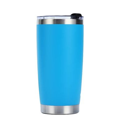 Custom Colorato 20oz Doppia parete Acciaio inossidabile Isolato a vuoto Vetro impermeabile Con Capo