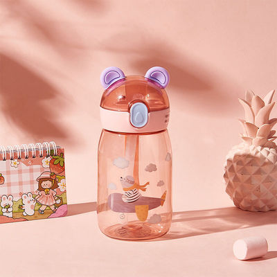 Viaggi Attività all'aria aperta Bambini Tazza di plastica Cute Creativo 500ml 650ml Bottiglia d'acqua