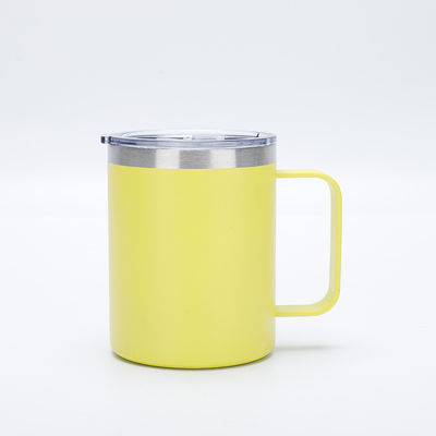 304 in acciaio inossidabile 12OZ isolatore ufficio tazza da caffè birra con maniglia aspirapolvere