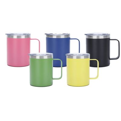 304 in acciaio inossidabile 12OZ isolatore ufficio tazza da caffè birra con maniglia aspirapolvere
