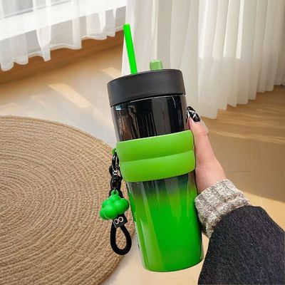 Eco-friendly 710ml Acciaio inossidabile Viaggio Tazza da caffè aspirapolvere Isolato e riutilizzabile