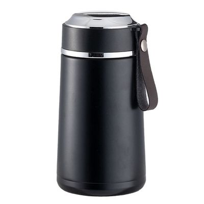 350ml Capacità 304 Acciaio inossidabile Bottiglia d'acqua Tazza vuoto con manico di corda Provvedere campione