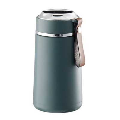 350ml Capacità 304 Acciaio inossidabile Bottiglia d'acqua Tazza vuoto con manico di corda Provvedere campione