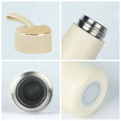 Colorato su misura 304 Acciaio inossidabile Sport portatile 350ml bottiglia d'acqua con manico