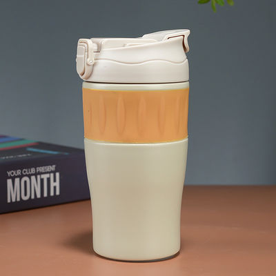 500ml di acciaio inossidabile doppio muro portabile Tumbler con coperchio di paglia per colore personalizzato all' esterno