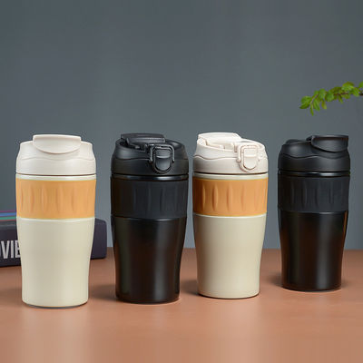 500ml di acciaio inossidabile doppio muro portabile Tumbler con coperchio di paglia per colore personalizzato all' esterno