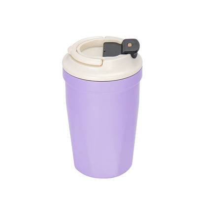 Tazza termica a doppia parete a colori personalizzati da 420 ml per viaggi all'aria aperta e bevitori di caffè