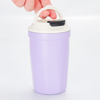 Tazza termica a doppia parete a colori personalizzati da 420 ml per viaggi all'aria aperta e bevitori di caffè