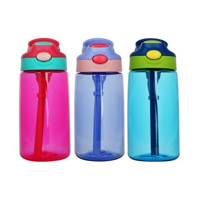 Servizio OEM accettato 500ml Coppa di plastica sportiva portatile impermeabile con paglia per bambini