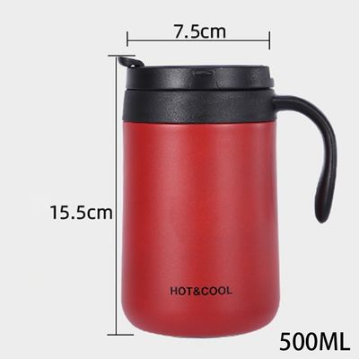 Acceptabile OEM/ODM 350ml/500ml Coppa termica in acciaio inossidabile per viaggi di caffè e tè