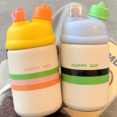 Tazza d'acqua da viaggio personalizzabile da 500 ml in acciaio inossidabile 316 Ideale per sport e studenti