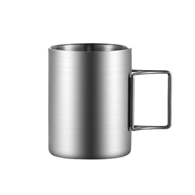 Coppa d'acqua in acciaio inossidabile di design semplice per il campeggio colore personalizzato e capacità multipla