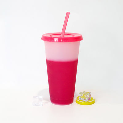Torno a scuola 16oz/24oz BPA gratis Tazza di caffè di plastica bottiglia d'acqua fredda con coperchio e paglia