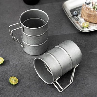 Tazza di caffè vintage personalizzata da 380 ml per viaggiare, campeggiare e gustare le tue bevande preferite