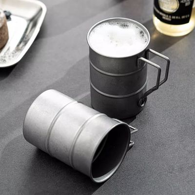 Tazza di caffè vintage personalizzata da 380 ml per viaggiare, campeggiare e gustare le tue bevande preferite