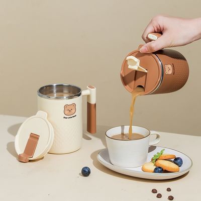 450ml 304 Tazza di caffè in acciaio inossidabile Tazza isolante Bottiglia di caffè con maniglia per la casa