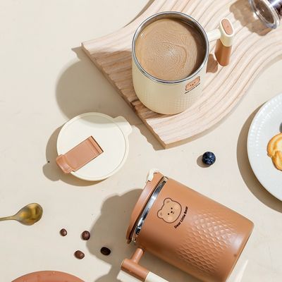 450ml 304 Tazza di caffè in acciaio inossidabile Tazza isolante Bottiglia di caffè con maniglia per la casa
