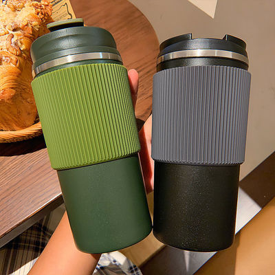 450ml Capacità Tazza da caffè in acciaio inossidabile Termica Portabile Viaggio Tumbler Tazza anti-fuga