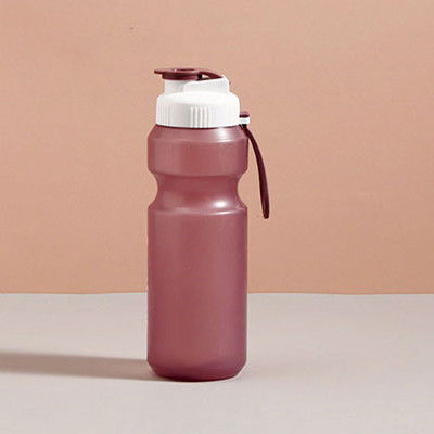 Bottiglia d'acqua di plastica trasparente a 500 ml impermeabile con logo personalizzato e materiale privo di BPA