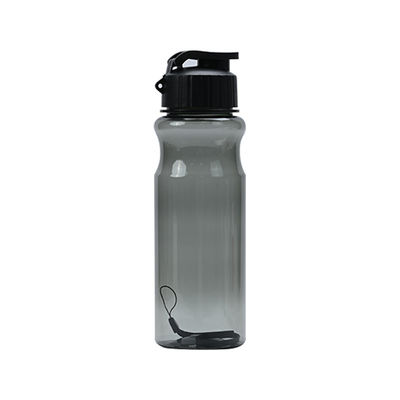 Semplici bottiglie di acqua di plastica per fitness estivo fresco con coperchio per tazze sportive di grande capacità