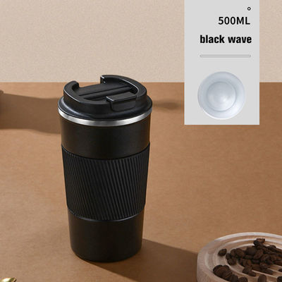 380 ml/510 ml 304 Acciaio inossidabile Termos a doppia parete Isolato da vuoto Tazza da caffè da viaggio
