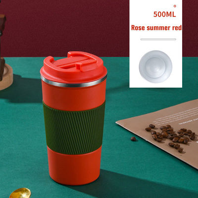 380 ml/510 ml 304 Acciaio inossidabile Termos a doppia parete Isolato da vuoto Tazza da caffè da viaggio