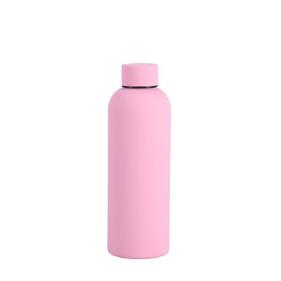 Disegno minimalista 750ml/1000ml Doppia parete Acciaio inossidabile Sport Bottiglia d'acqua per campeggio