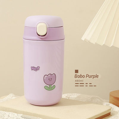 480 ml Doppia parete idraulica isolante in acciaio inossidabile Thermos Cup per la bottiglia di acqua sportiva