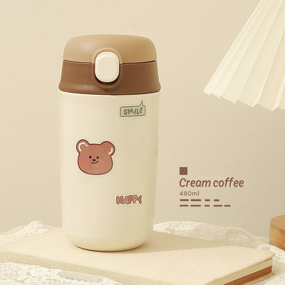 480 ml Doppia parete idraulica isolante in acciaio inossidabile Thermos Cup per la bottiglia di acqua sportiva
