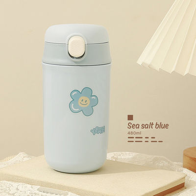 480 ml Doppia parete idraulica isolante in acciaio inossidabile Thermos Cup per la bottiglia di acqua sportiva