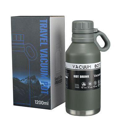 Vendita 1200ml 1.2L Flasca a vuoto Acciaio inossidabile Isolata Bottiglia d'acqua Perfetto per tutti