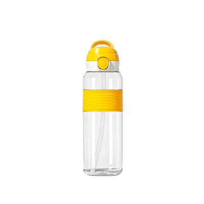 NP1080SA1 Logo personalizzato stampato per bambini Kawaii Sublimazione Bpa Libero Acqua sportiva chiara con paglia