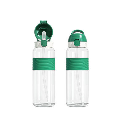 NP1080SA1 Logo personalizzato stampato per bambini Kawaii Sublimazione Bpa Libero Acqua sportiva chiara con paglia