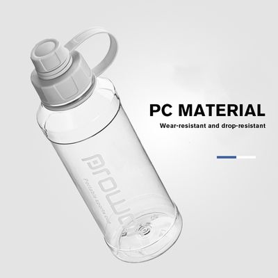 Unisex applicabile 1000ml BPA-free bottiglia di acqua di plastica trasparente adatta per l'acqua bollente