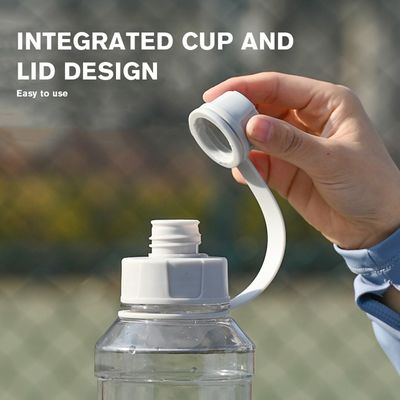 Unisex applicabile 1000ml BPA-free bottiglia di acqua di plastica trasparente adatta per l'acqua bollente