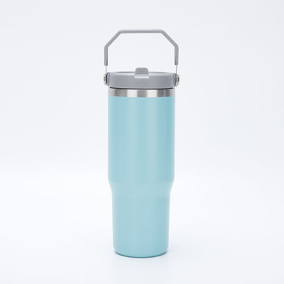20oz/30oz Acciaio inossidabile Tumbler isolato Coppa a vuoto con prova di perdite Flip e paglia