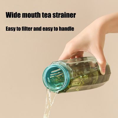 Bottiglia di acqua potabile in plastica resistente alle alte temperature da 480 ml con maniglia telescopica