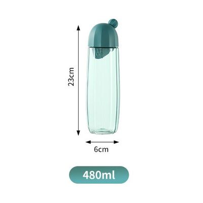 Bottiglia d'acqua di plastica a manico telescopico con filtro del tè per i bisogni di idratazione dei bambini