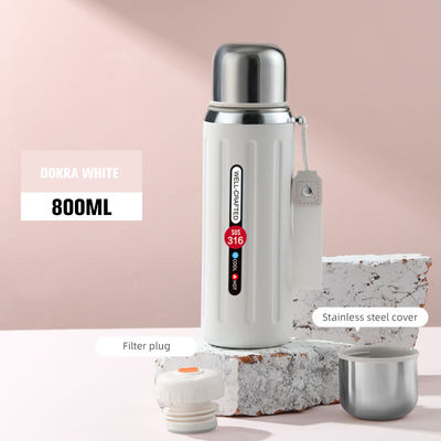 600ml/800ml Flasche aspiratrici in acciaio inossidabile accettabile OEM/ODM per bicicletta da palestra di viaggio