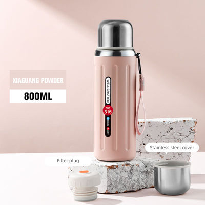 600ml/800ml Flasche aspiratrici in acciaio inossidabile accettabile OEM/ODM per bicicletta da palestra di viaggio