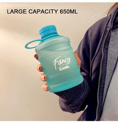650ml Mini Bottiglia d'acqua in plastica a forma di secchio per il campeggio