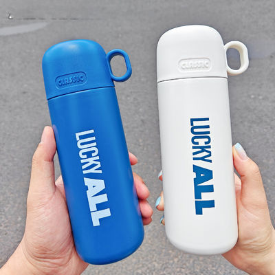 Flascia sportiva da 500 ml con coperchio ideale per tenere il drink caldo freddo 12-24 ore in acciaio inossidabile
