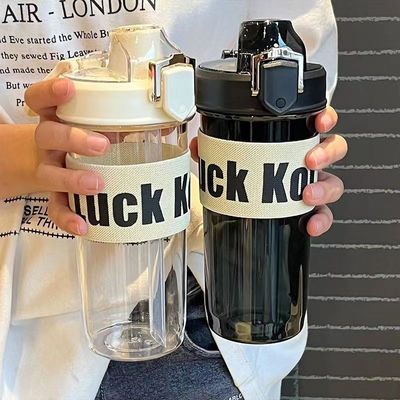 Bottiglie di acqua potabile dirette con manico e manico di 600 ml di capacità