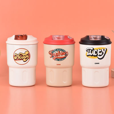Acciaio inossidabile 304 Isolato al vuoto per viaggi termico Tazze da caffè Tazze a prova di perdite 350ml