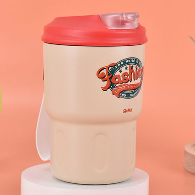 350ml Cute Design Acciaio Inossidabile a doppia parete Tazza di Caffè Isolata al Vaso Con Capo