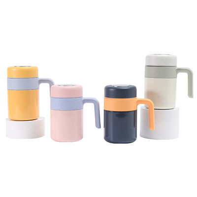 Eco-friendly Business 304 Acciaio inossidabile doppio strato isolato tazza da caffè con coperchio
