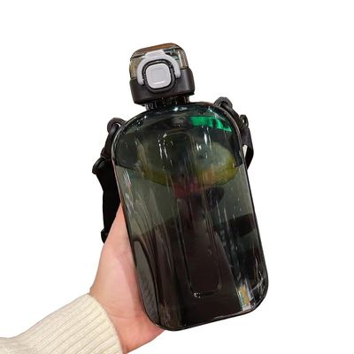 Logo personalizzato Bottiglie d'acqua trasparenti quadrate da 750 ml per palestra sportiva
