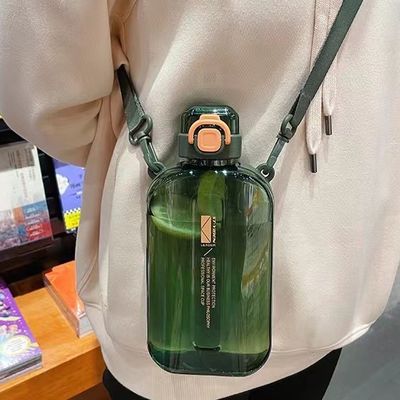 Logo personalizzato Bottiglie d'acqua trasparenti quadrate da 750 ml per palestra sportiva